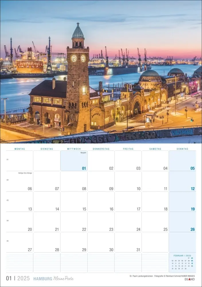 Bild: 9783964023445 | Hamburg ...meine Perle Kalender 2025 | Kalender | Kalender | Deutsch