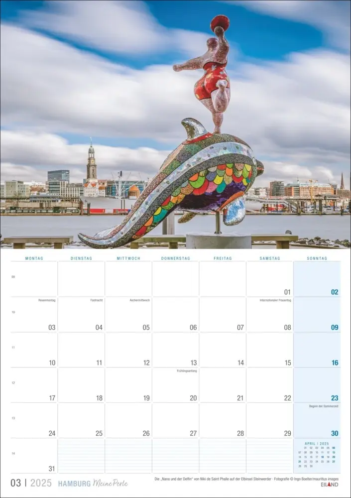 Bild: 9783964023445 | Hamburg ...meine Perle Kalender 2025 | Kalender | Kalender | Deutsch