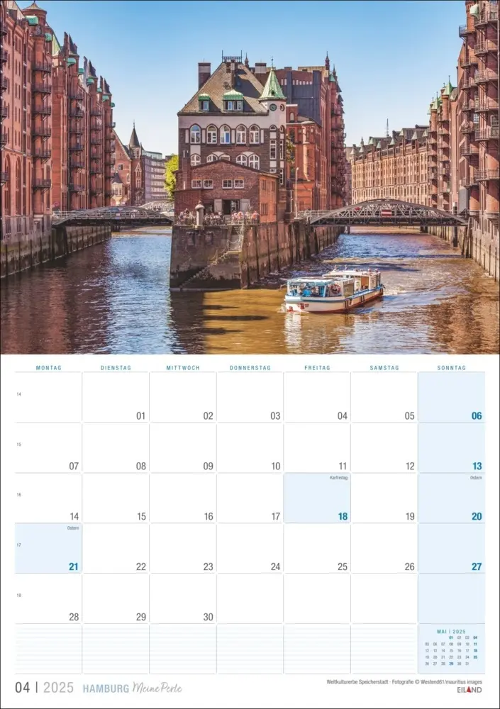 Bild: 9783964023445 | Hamburg ...meine Perle Kalender 2025 | Kalender | Kalender | Deutsch