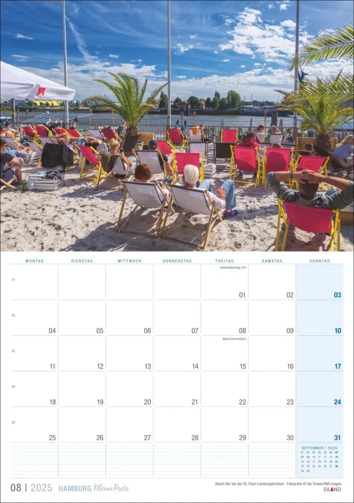 Bild: 9783964023445 | Hamburg ...meine Perle Kalender 2025 | Kalender | Kalender | Deutsch