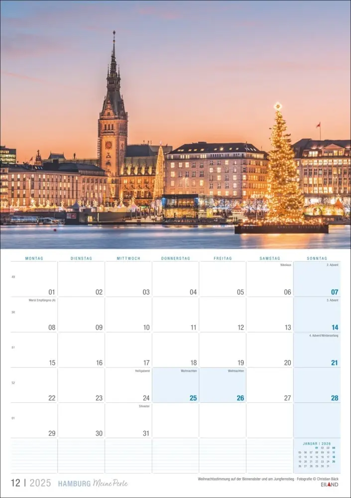 Bild: 9783964023445 | Hamburg ...meine Perle Kalender 2025 | Kalender | Kalender | Deutsch