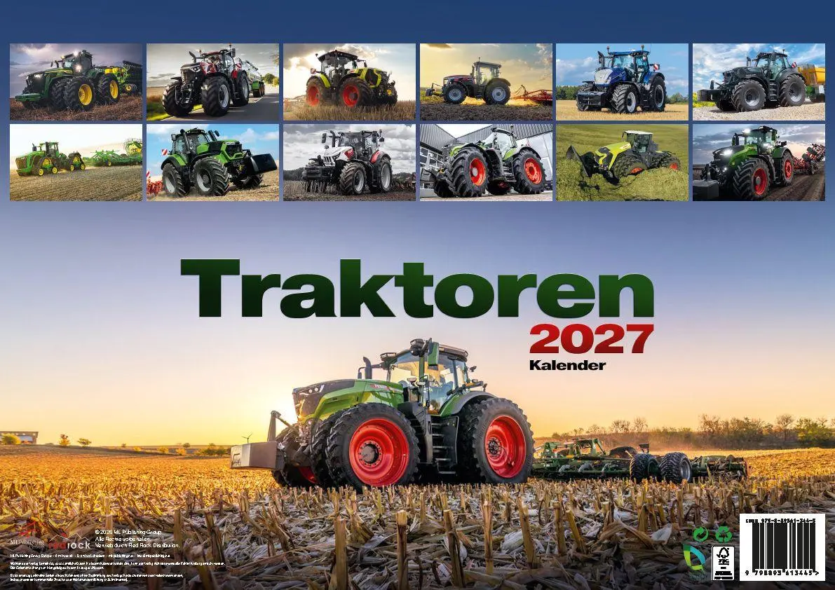 Bild: 9798893613445 | Traktoren Kalender 2027 | Kalender | 14 S. | Deutsch | 2027