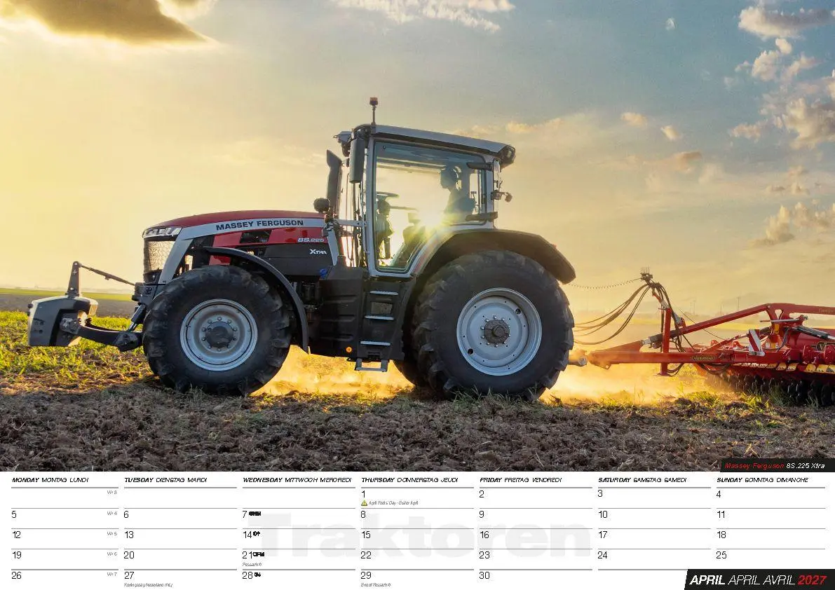 Bild: 9798893613445 | Traktoren Kalender 2027 | Kalender | 14 S. | Deutsch | 2027