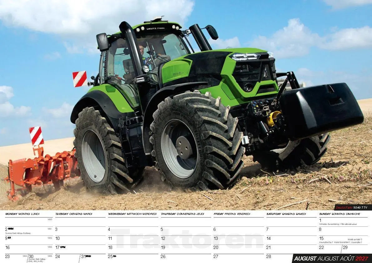 Bild: 9798893613445 | Traktoren Kalender 2027 | Kalender | 14 S. | Deutsch | 2027
