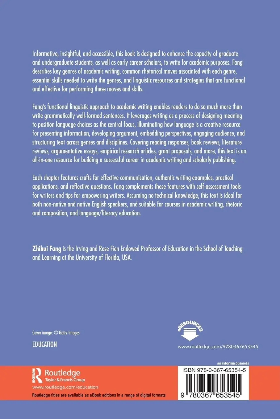 Rückseite: 9780367653545 | Demystifying Academic Writing | Genres, Moves, Skills, and Strategies