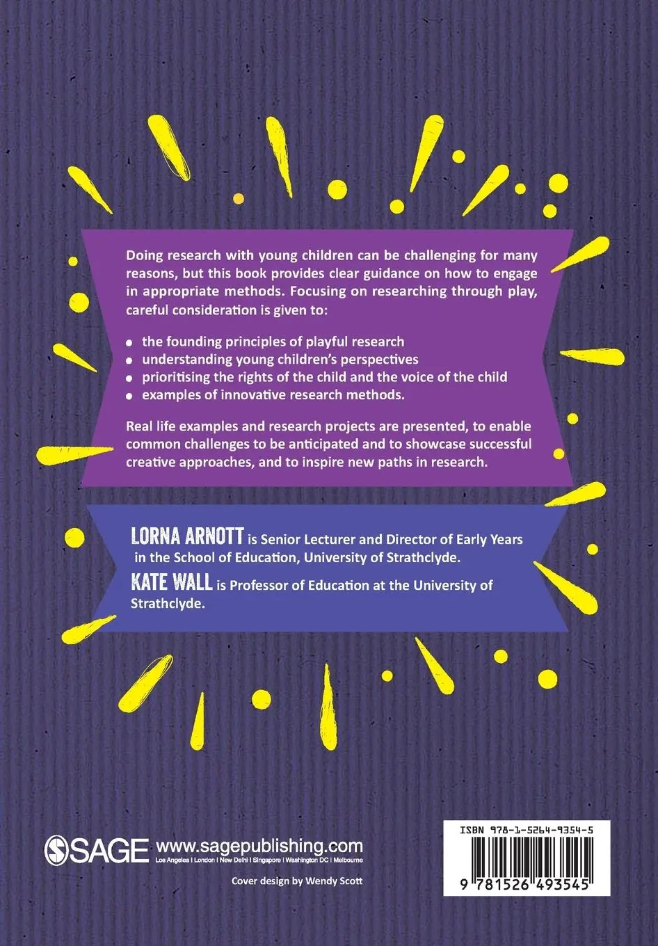 Rückseite: 9781526493545 | Research through Play | Participatory Methods in Early Childhood