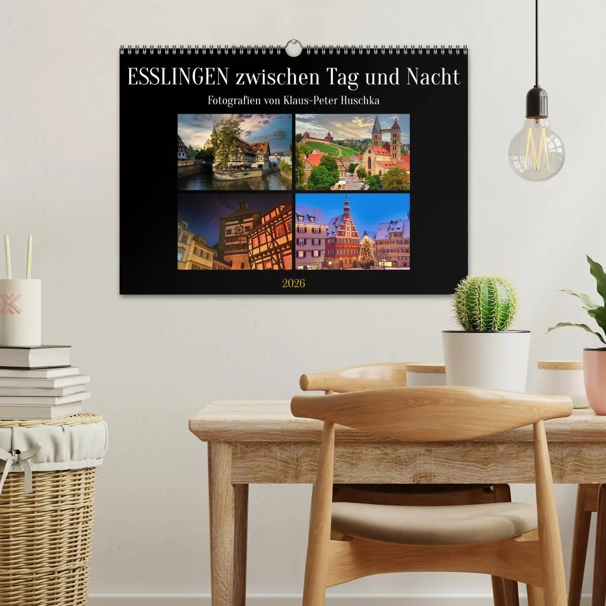 Bild: 9783457373545 | Esslingen zwischen Tag und Nacht (Wandkalender 2026 DIN A3 quer),...