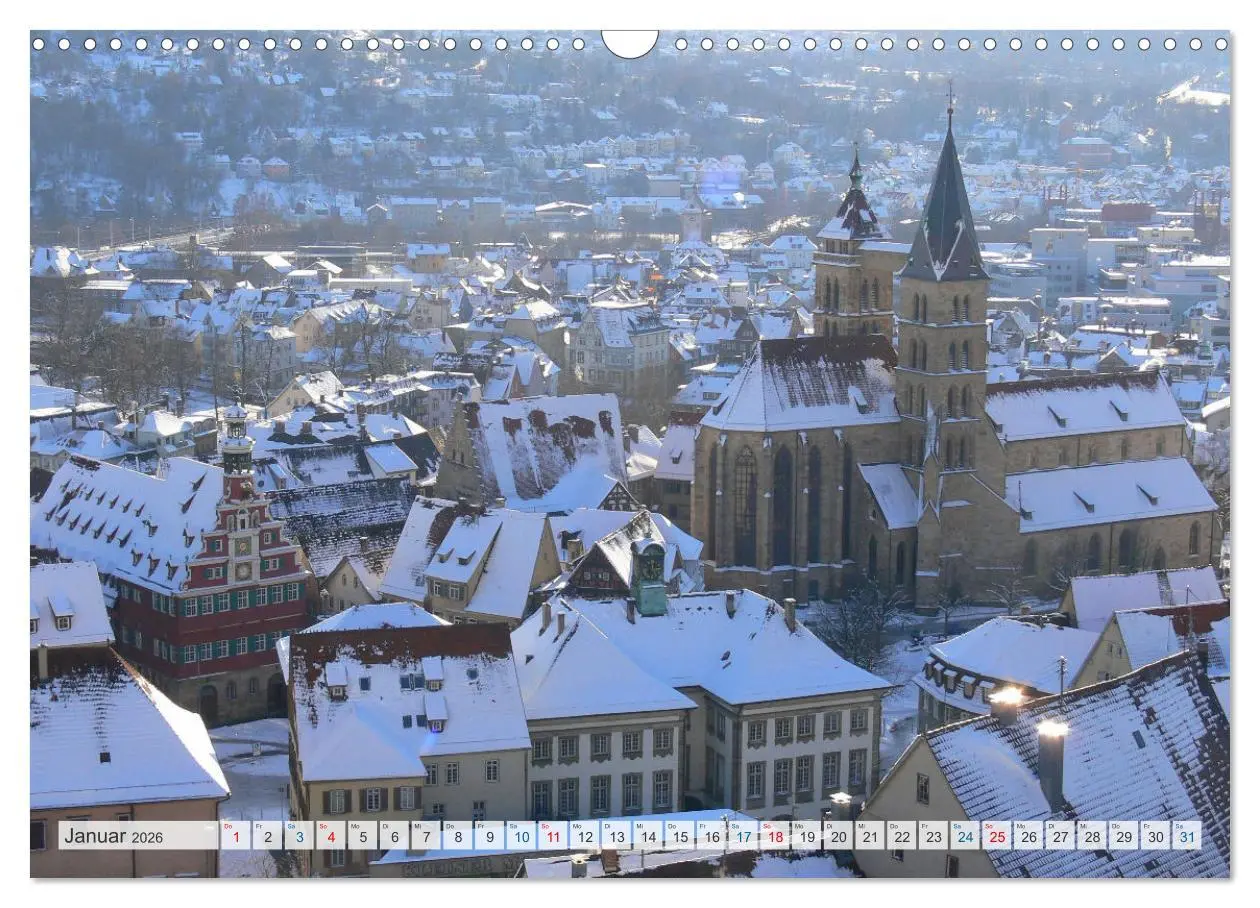 Bild: 9783457373545 | Esslingen zwischen Tag und Nacht (Wandkalender 2026 DIN A3 quer),...