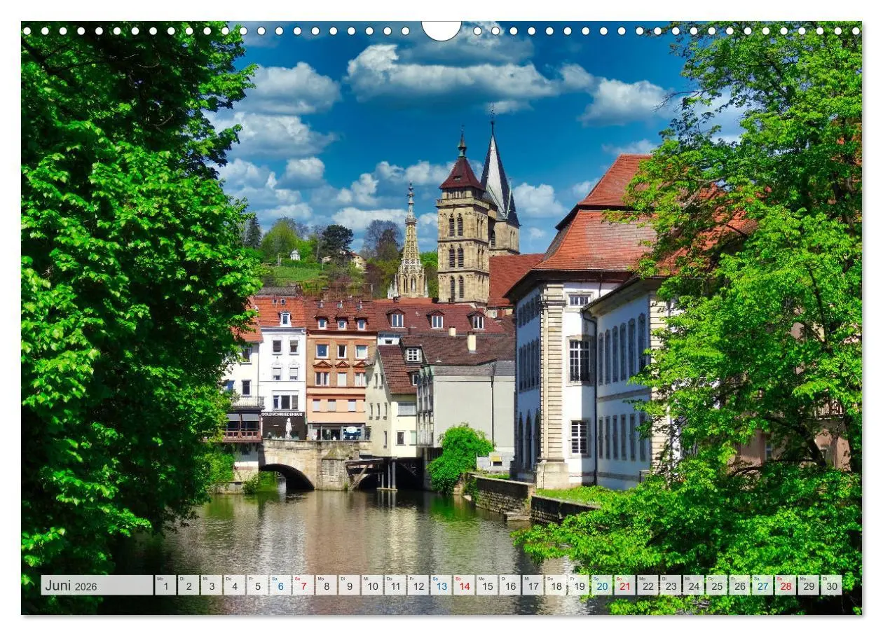 Bild: 9783457373545 | Esslingen zwischen Tag und Nacht (Wandkalender 2026 DIN A3 quer),...