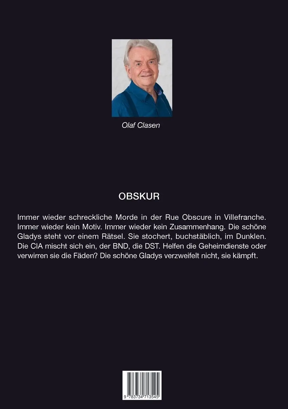Rückseite: 9783734713545 | OBSKUR | Mord im Dunklen | Olaf Clasen | Taschenbuch | 236 S. | 2023