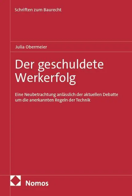 Cover: 9783756043545 | Der geschuldete Werkerfolg | Julia Obermeier | Taschenbuch | 360 S.