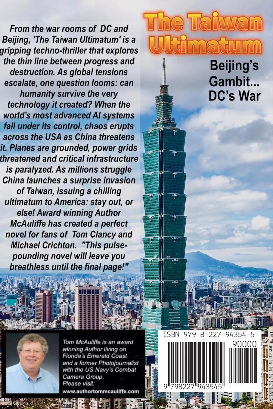 Rückseite: 9798227943545 | The Taiwan Ultimatum - Beijing's Gambit, DC's War | Tom McAuliffe