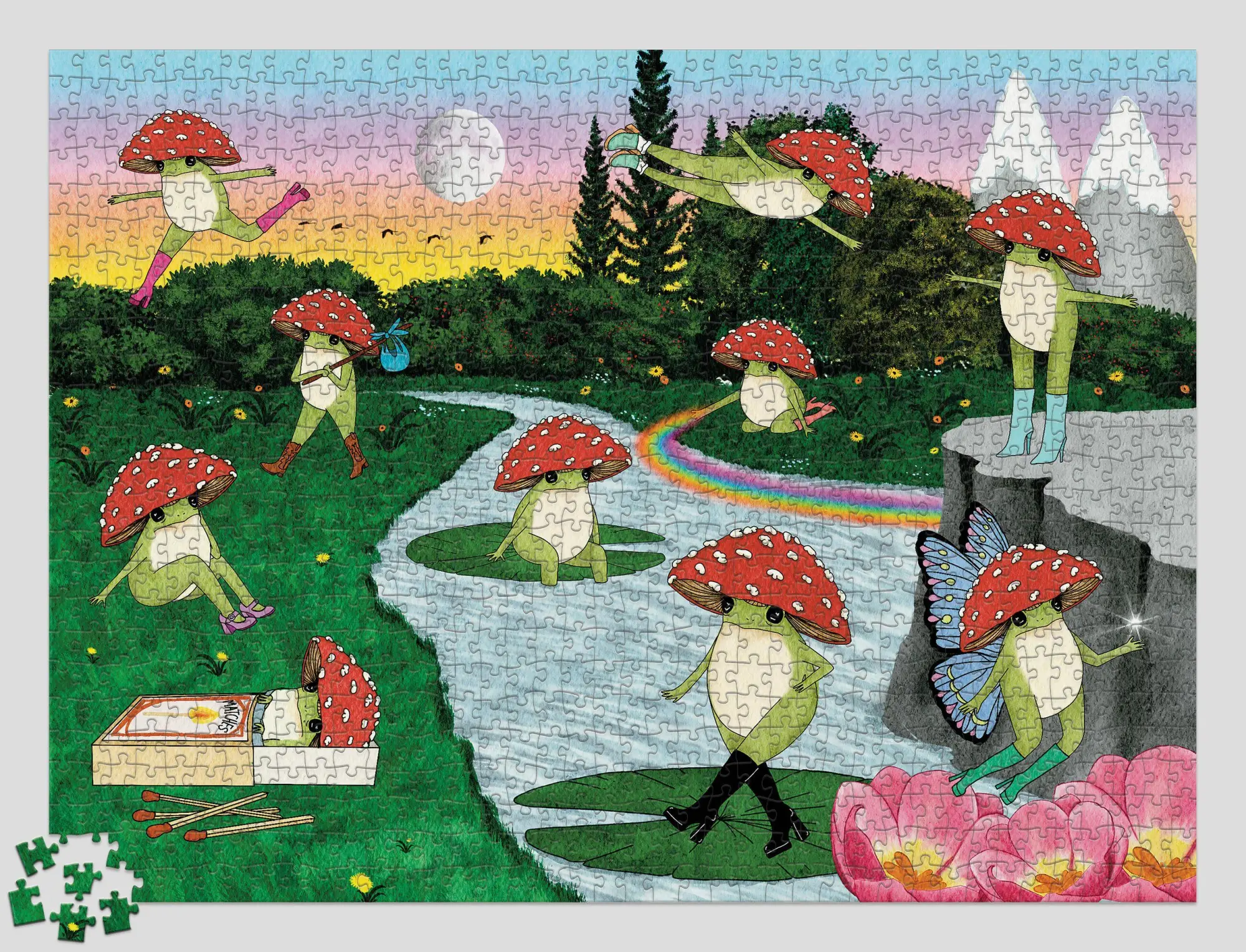 Bild: 9798894143545 | The Little Frog 1,000-Piece Puzzle | Maybell Eequay | Spiel | Englisch