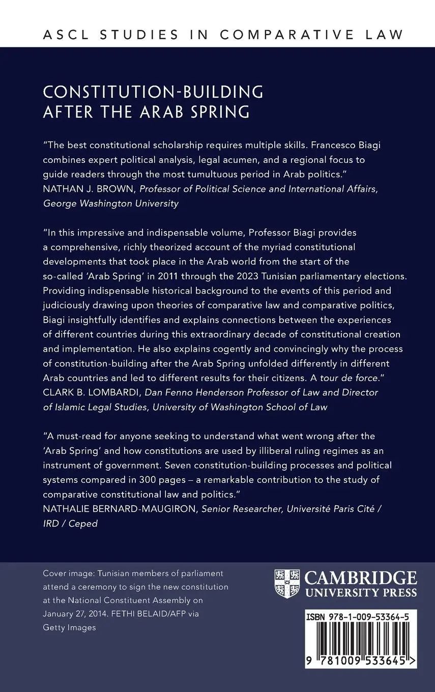Rückseite: 9781009533645 | Constitution-Building After the Arab Spring | Francesco Biagi | Buch