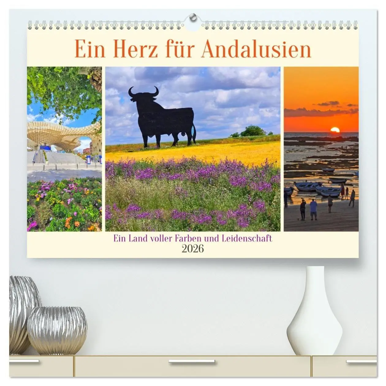 Cover: 9783516693645 | Ein Herz für Andalusien (hochwertiger Premium Wandkalender 2026 DIN...