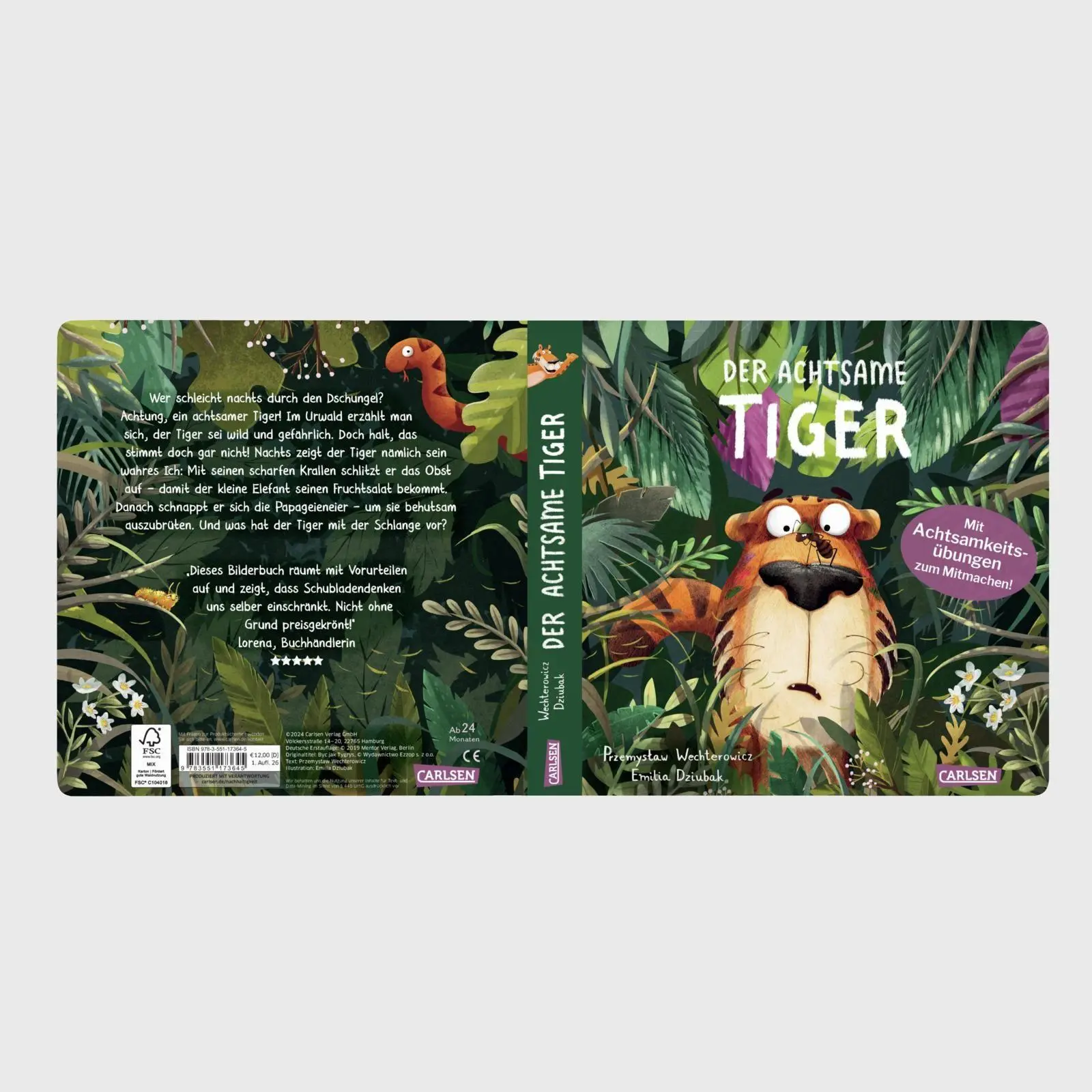Bild: 9783551173645 | Der achtsame Tiger 1: Der achtsame Tiger (Pappbilderbuchausgabe)