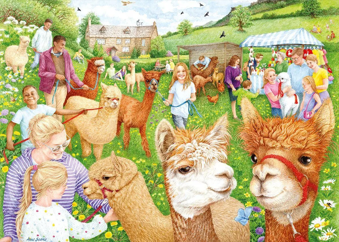 Bild: 8710126113745 | The Alpaca Farm - 1000 Teile | Spiel | 11374 | Deutsch | 2022