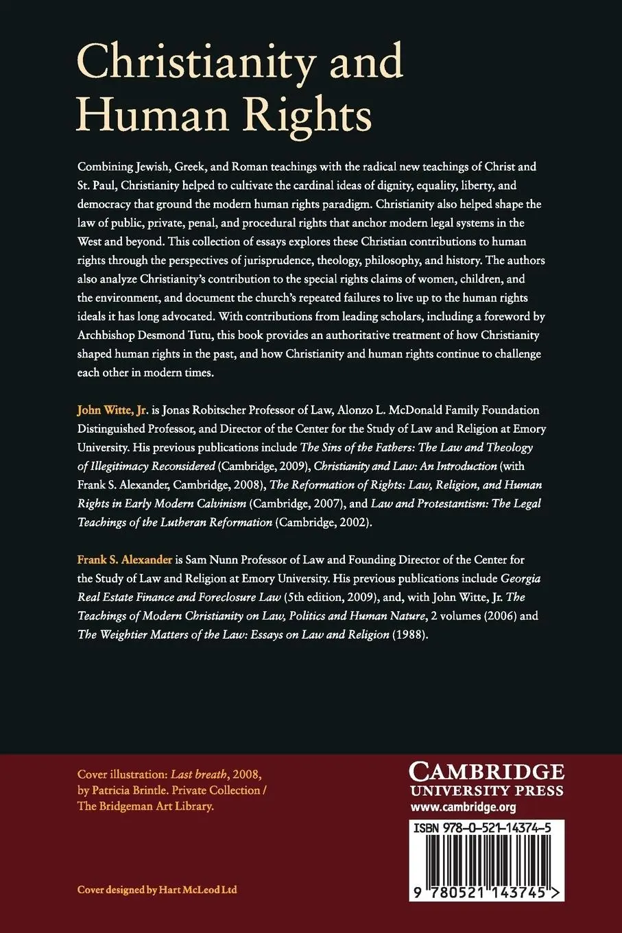 Rückseite: 9780521143745 | Christianity and Human Rights | Jr John Witte (u. a.) | Taschenbuch