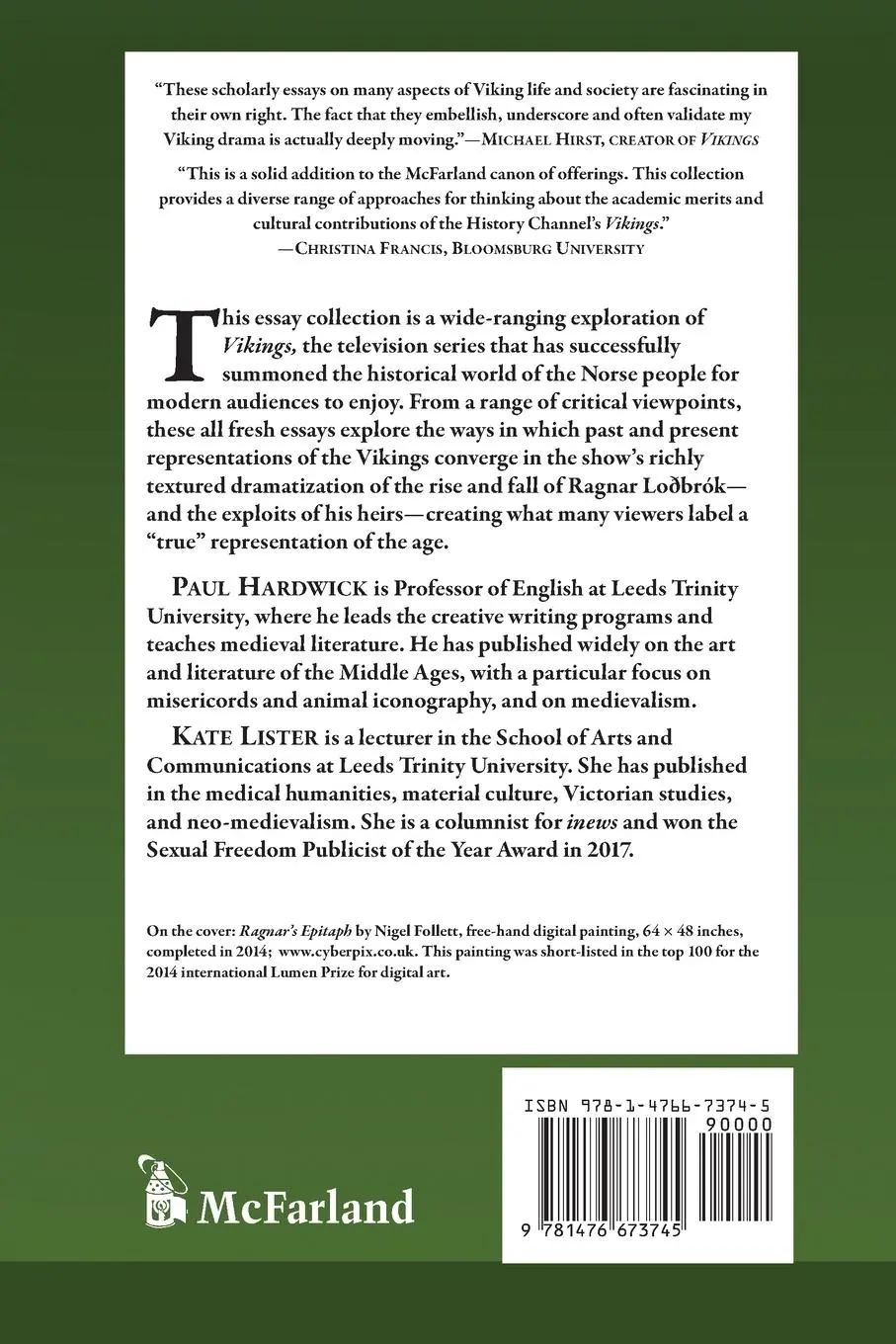 Rückseite: 9781476673745 | Vikings and the Vikings | Paul Hardwick (u. a.) | Taschenbuch | 2019