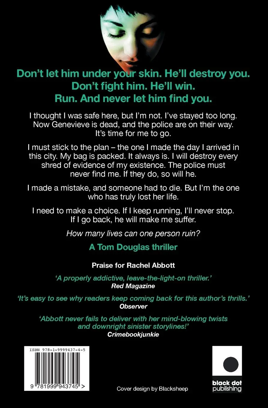 Rückseite: 9781999943745 | Close Your Eyes | Rachel Abbott | Taschenbuch | Englisch | 2021