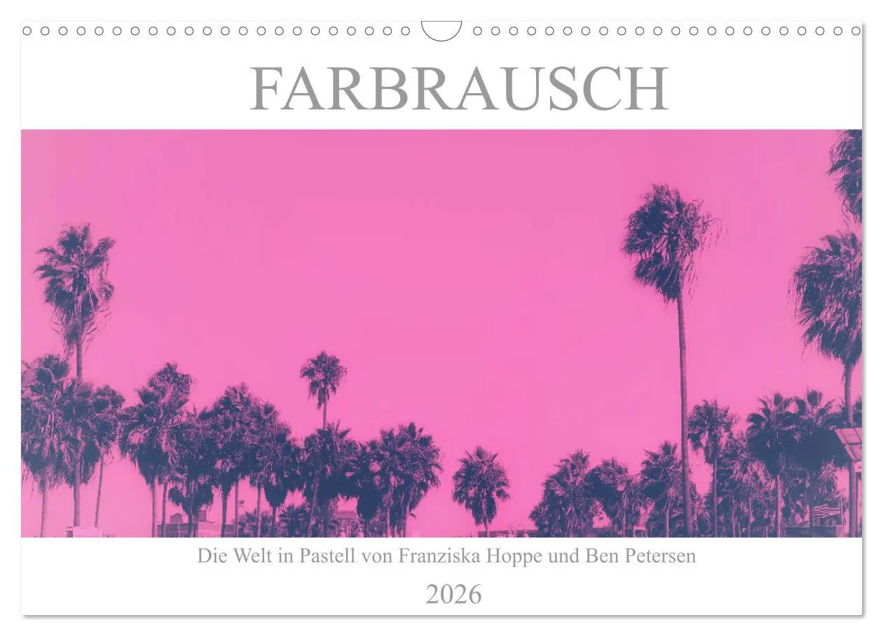 Cover: 9783457803745 | Farbrausch - die Welt in Pastell (Wandkalender 2026 DIN A3 quer),...