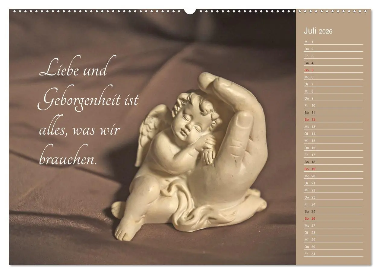 Bild: 9783457973745 | Engel - Die Worte der Liebe (Wandkalender 2026 DIN A2 quer),...