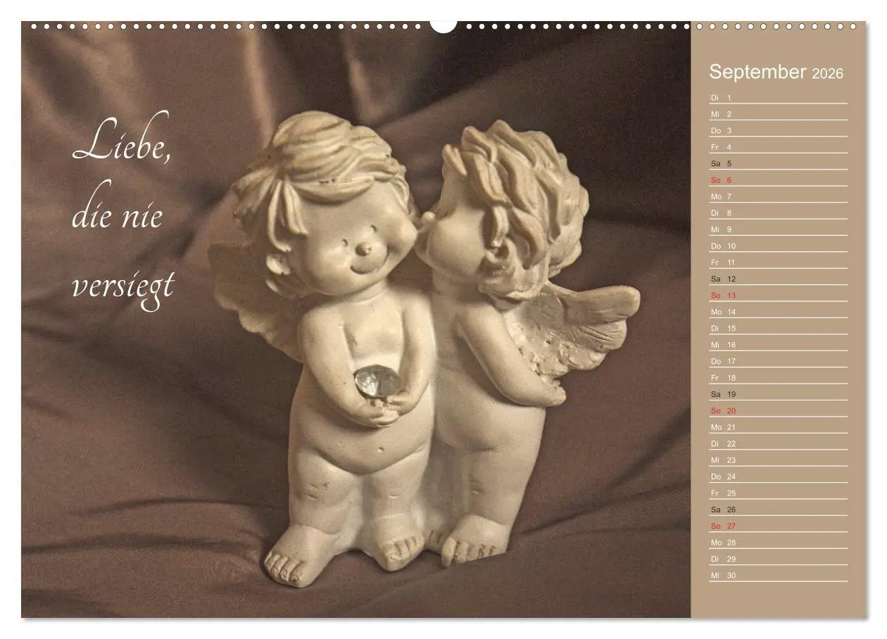 Bild: 9783457973745 | Engel - Die Worte der Liebe (Wandkalender 2026 DIN A2 quer),...