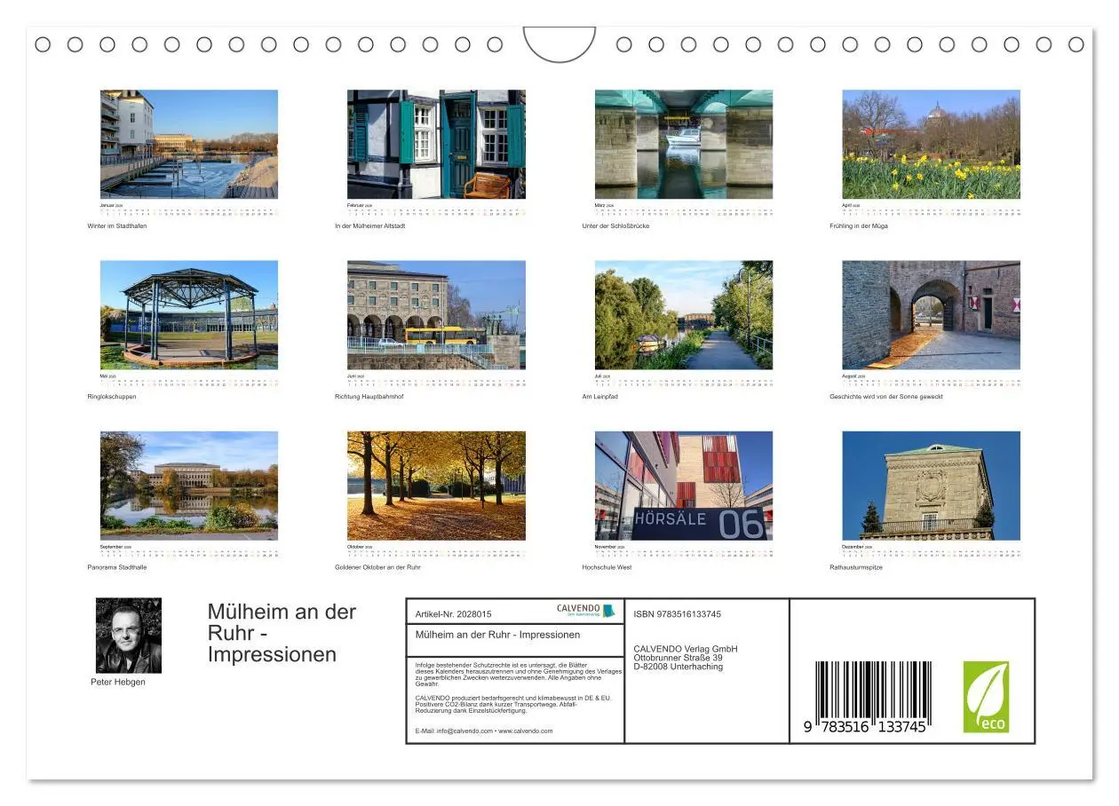 Bild: 9783516133745 | Mülheim an der Ruhr - Impressionen (Wandkalender 2026 DIN A4 quer),...