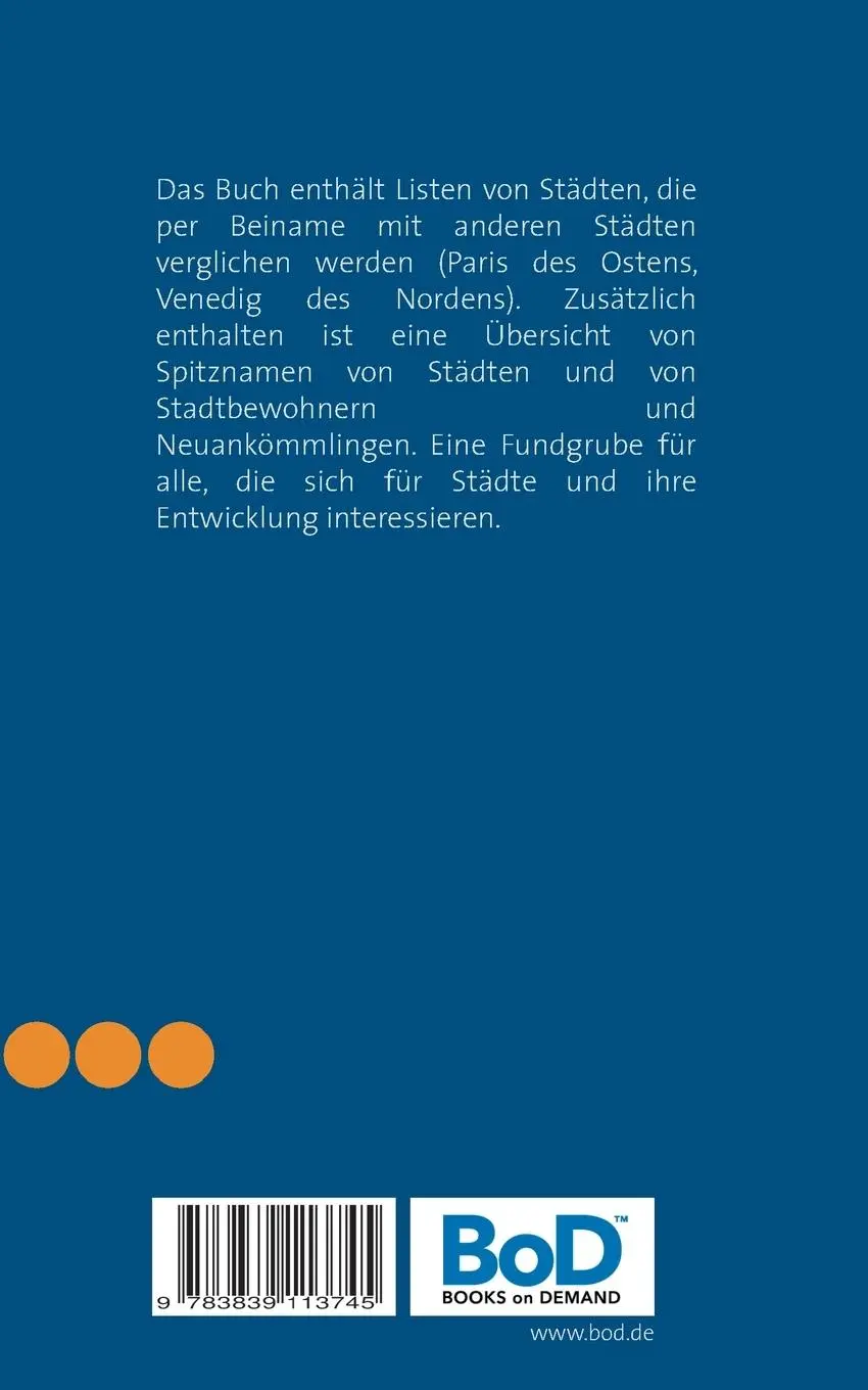 Rückseite: 9783839113745 | Elbflorenz und Spree-Athen | Richard Deiss | Taschenbuch | 116 S.
