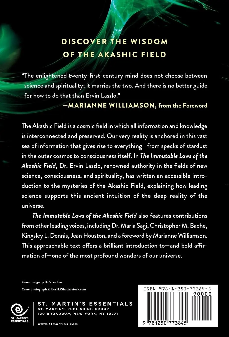 Rückseite: 9781250773845 | Immutable Laws of the Akashic Field | Ervin Laszlo | Taschenbuch