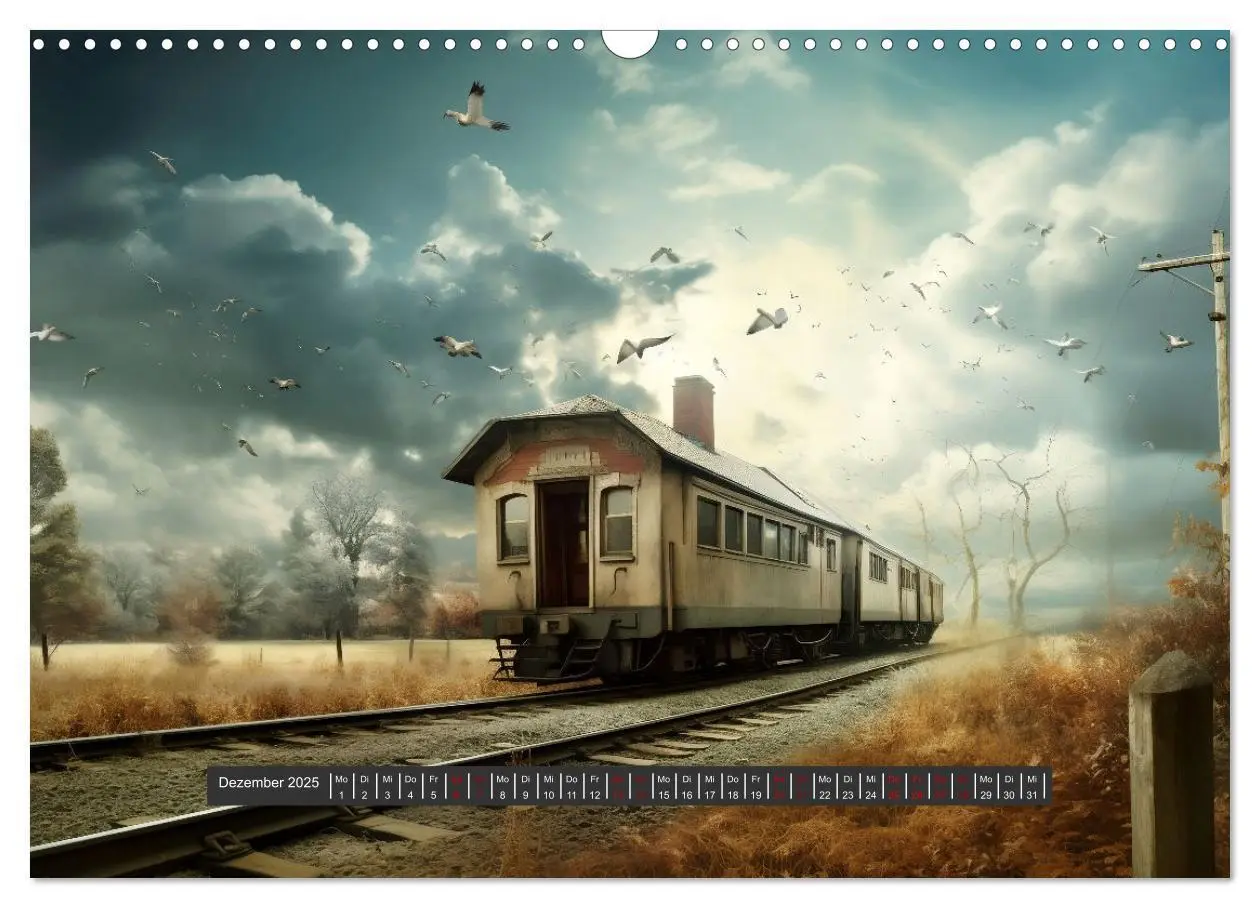 Bild: 9783435013845 | Unheimliche Behausungen (Wandkalender 2025 DIN A3 quer), CALVENDO...