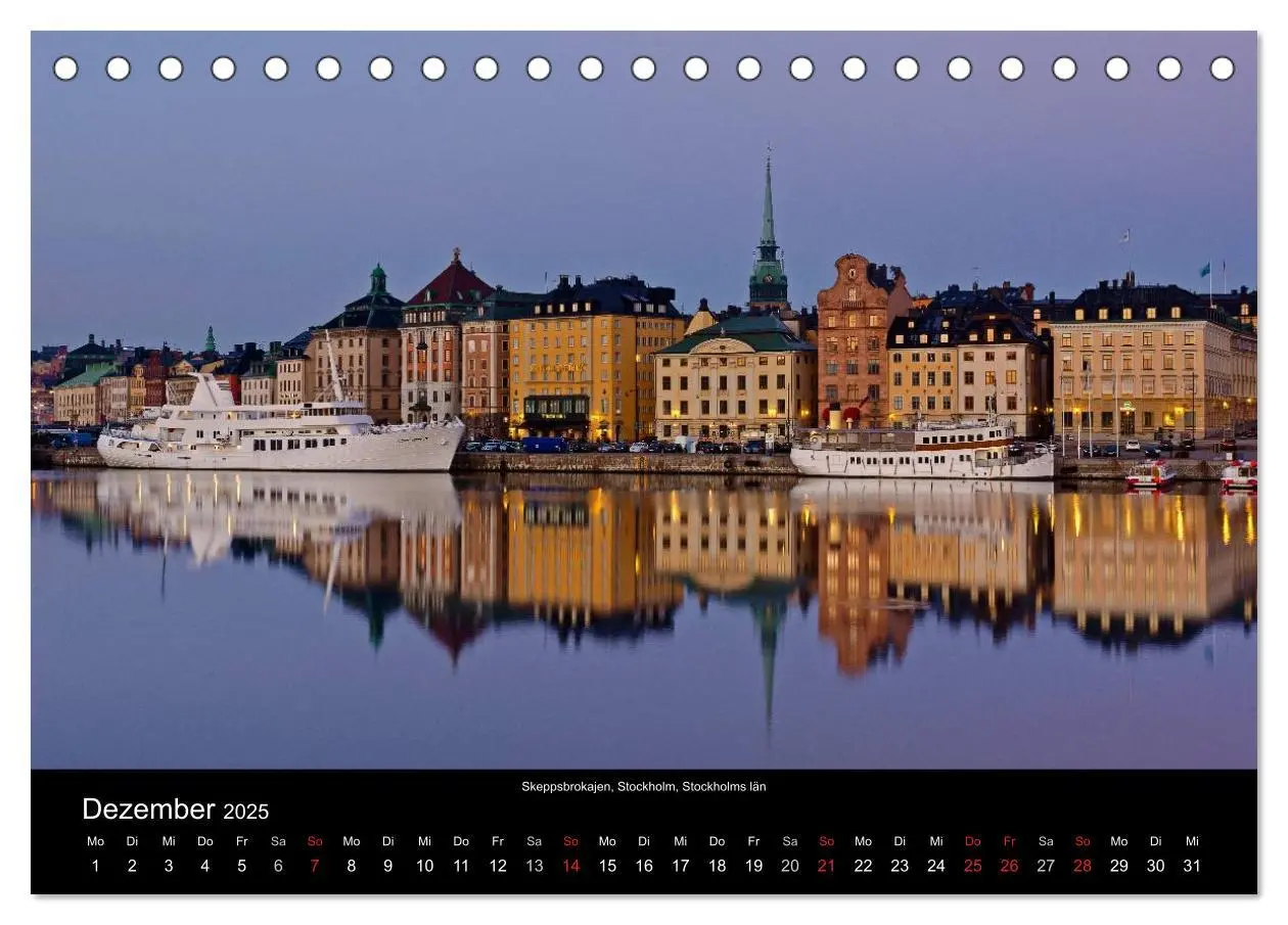 Bild: 9783435563845 | Südschweden (Tischkalender 2025 DIN A5 quer), CALVENDO Monatskalender