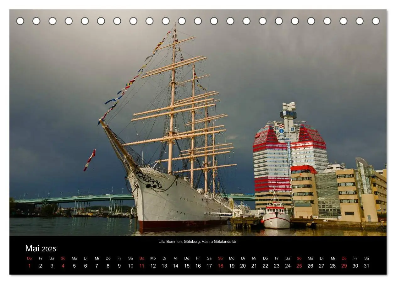 Bild: 9783435563845 | Südschweden (Tischkalender 2025 DIN A5 quer), CALVENDO Monatskalender