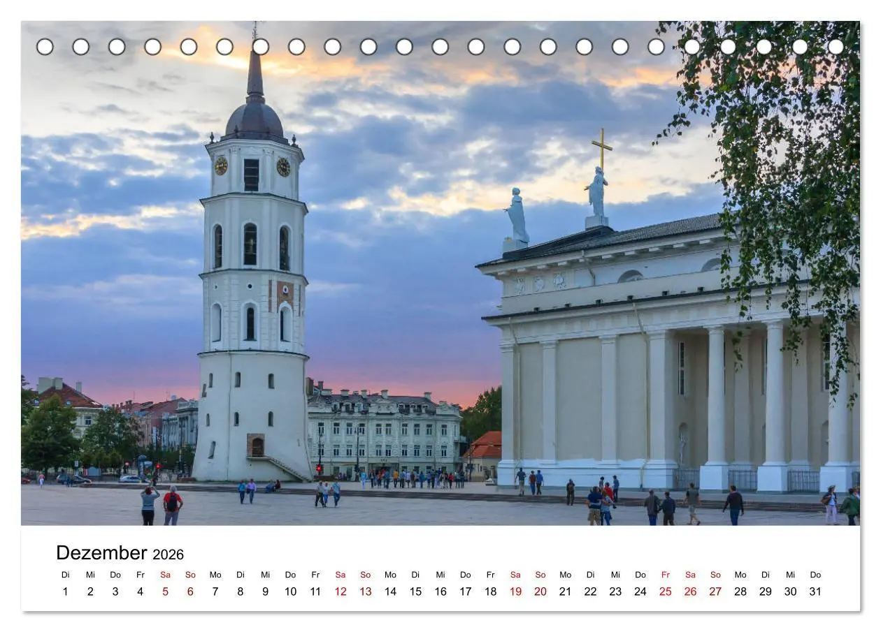 Bild: 9783457893845 | Baltische Länder (Tischkalender 2026 DIN A5 quer), CALVENDO...