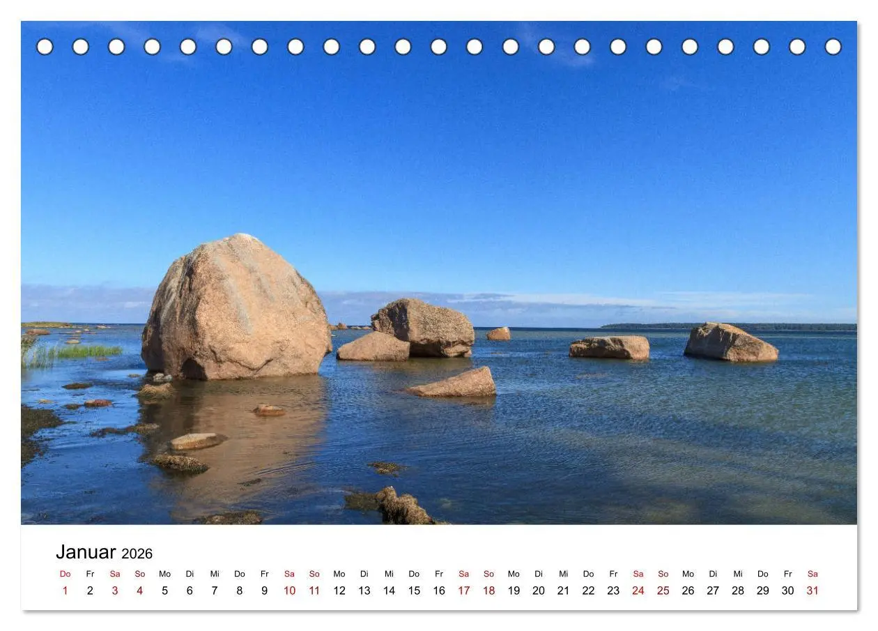 Bild: 9783457893845 | Baltische Länder (Tischkalender 2026 DIN A5 quer), CALVENDO...