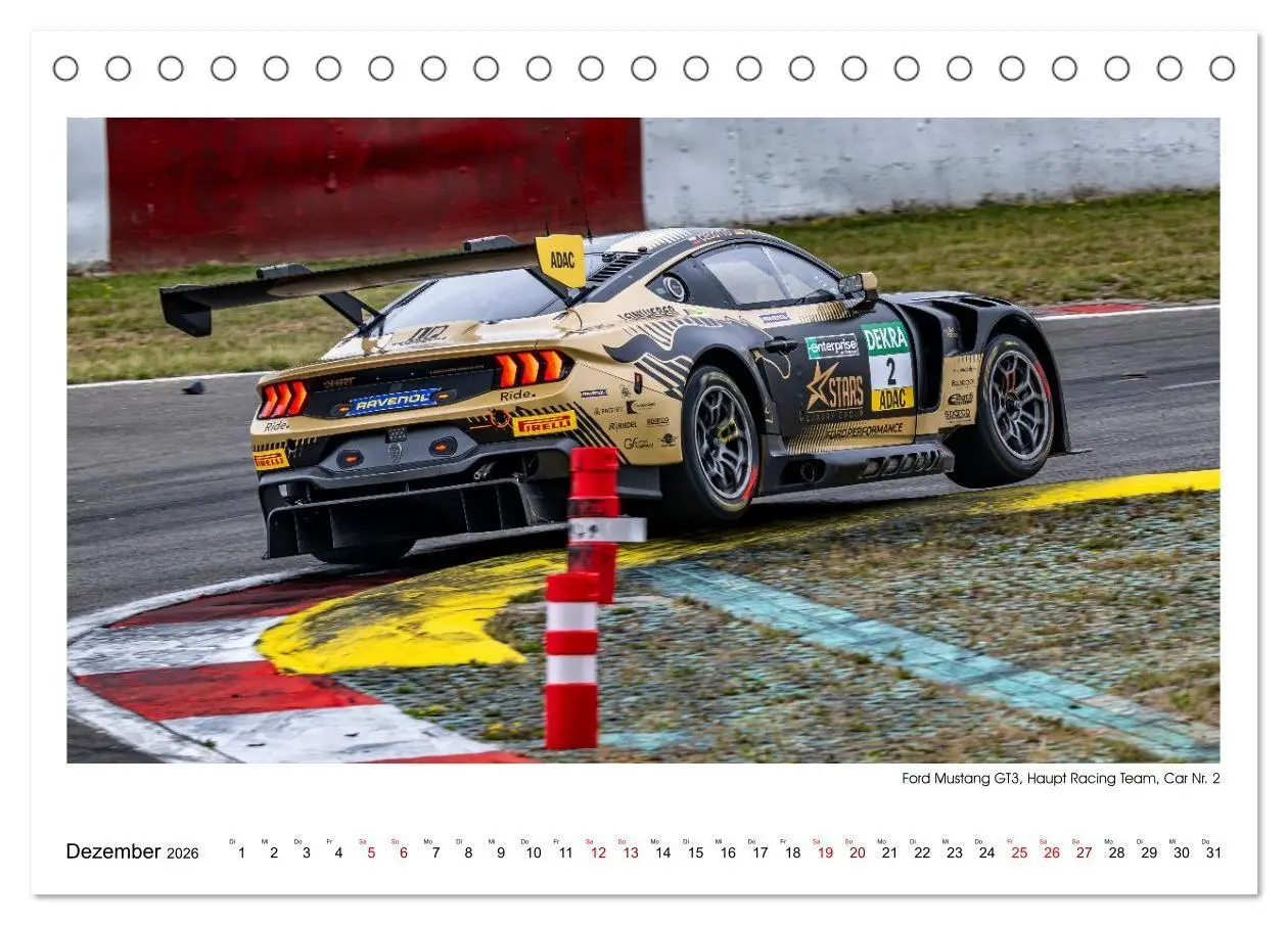 Bild: 9783516673845 | Wilde Mustangs am Nürburgring (Tischkalender 2026 DIN A5 quer),...