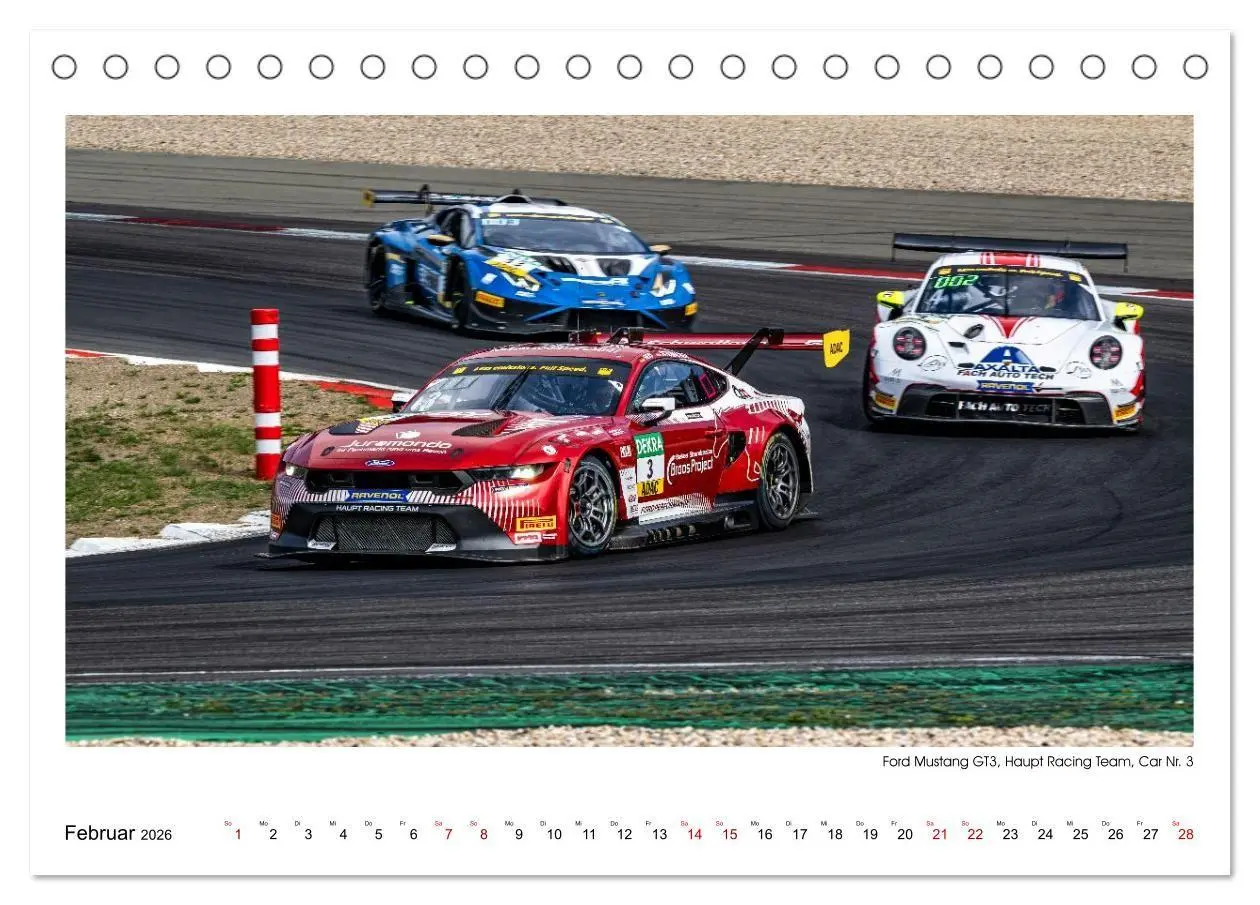 Bild: 9783516673845 | Wilde Mustangs am Nürburgring (Tischkalender 2026 DIN A5 quer),...