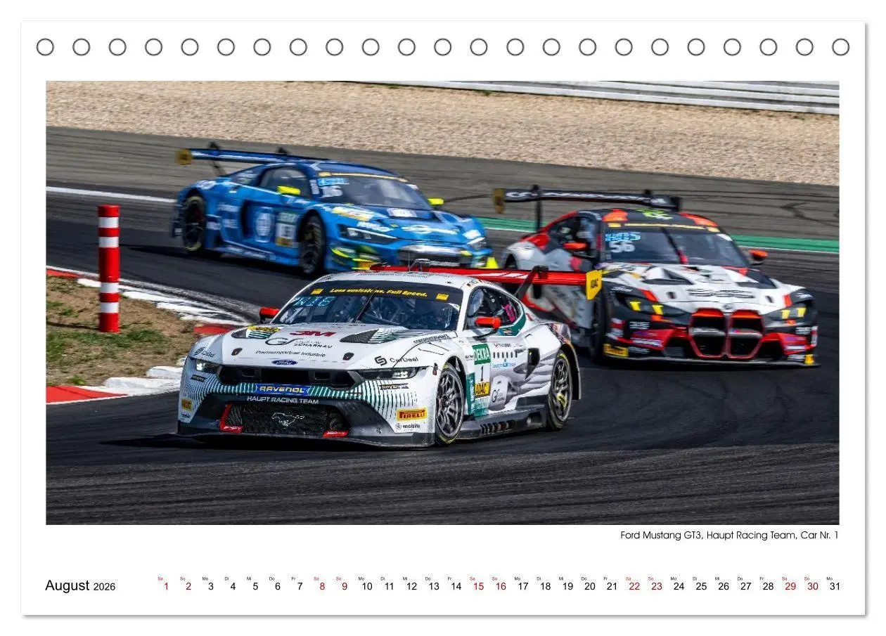 Bild: 9783516673845 | Wilde Mustangs am Nürburgring (Tischkalender 2026 DIN A5 quer),...