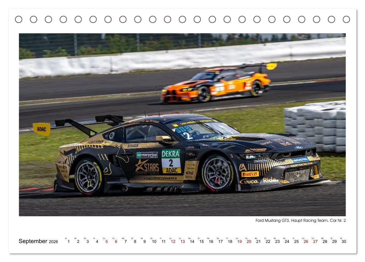 Bild: 9783516673845 | Wilde Mustangs am Nürburgring (Tischkalender 2026 DIN A5 quer),...