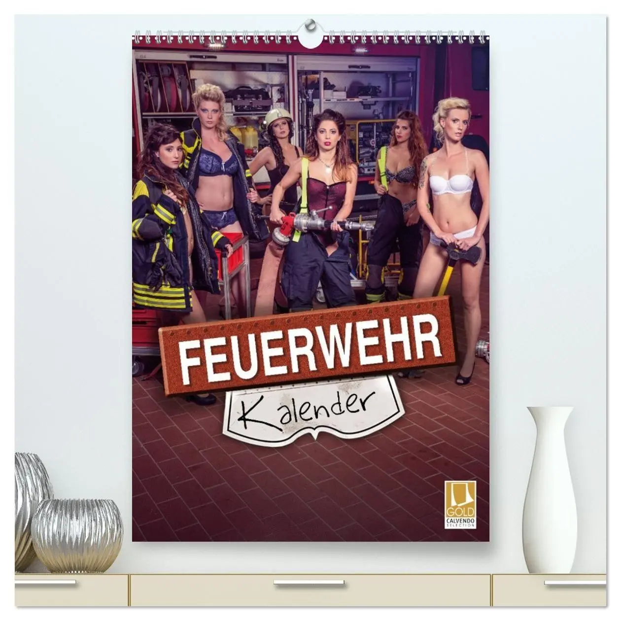 Cover: 9783594103845 | Feuerwehrkalender 2027 (hochwertiger Premium Wandkalender 2027 DIN...