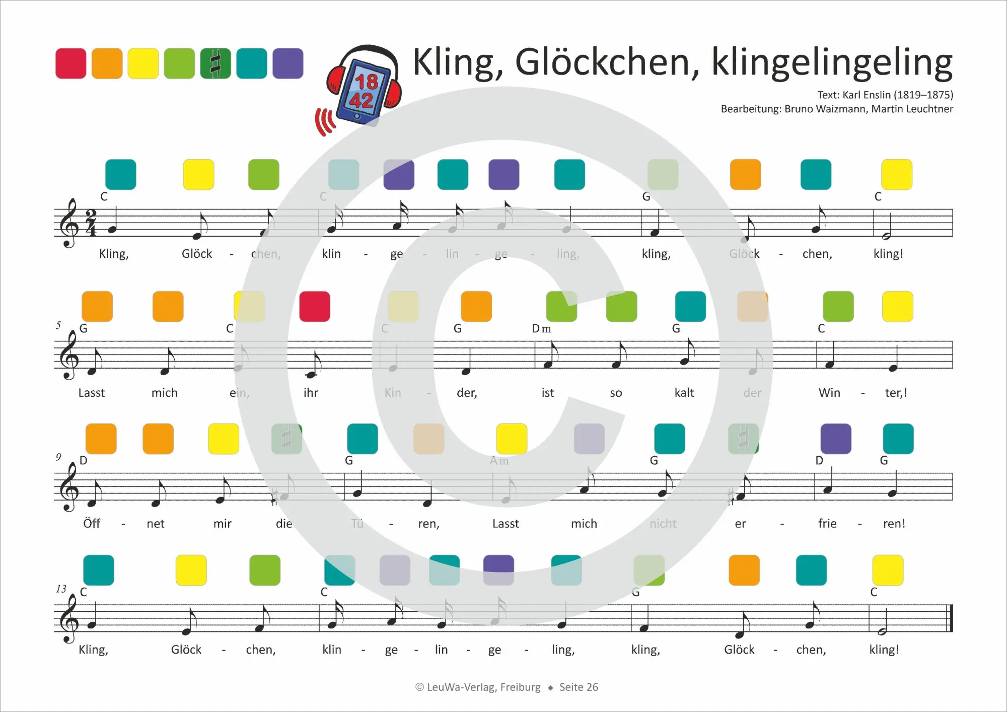 Bild: 9783940533845 | Einfacher!-Geht-Nicht: 24 Weihnachtslieder für die RAINBOW...