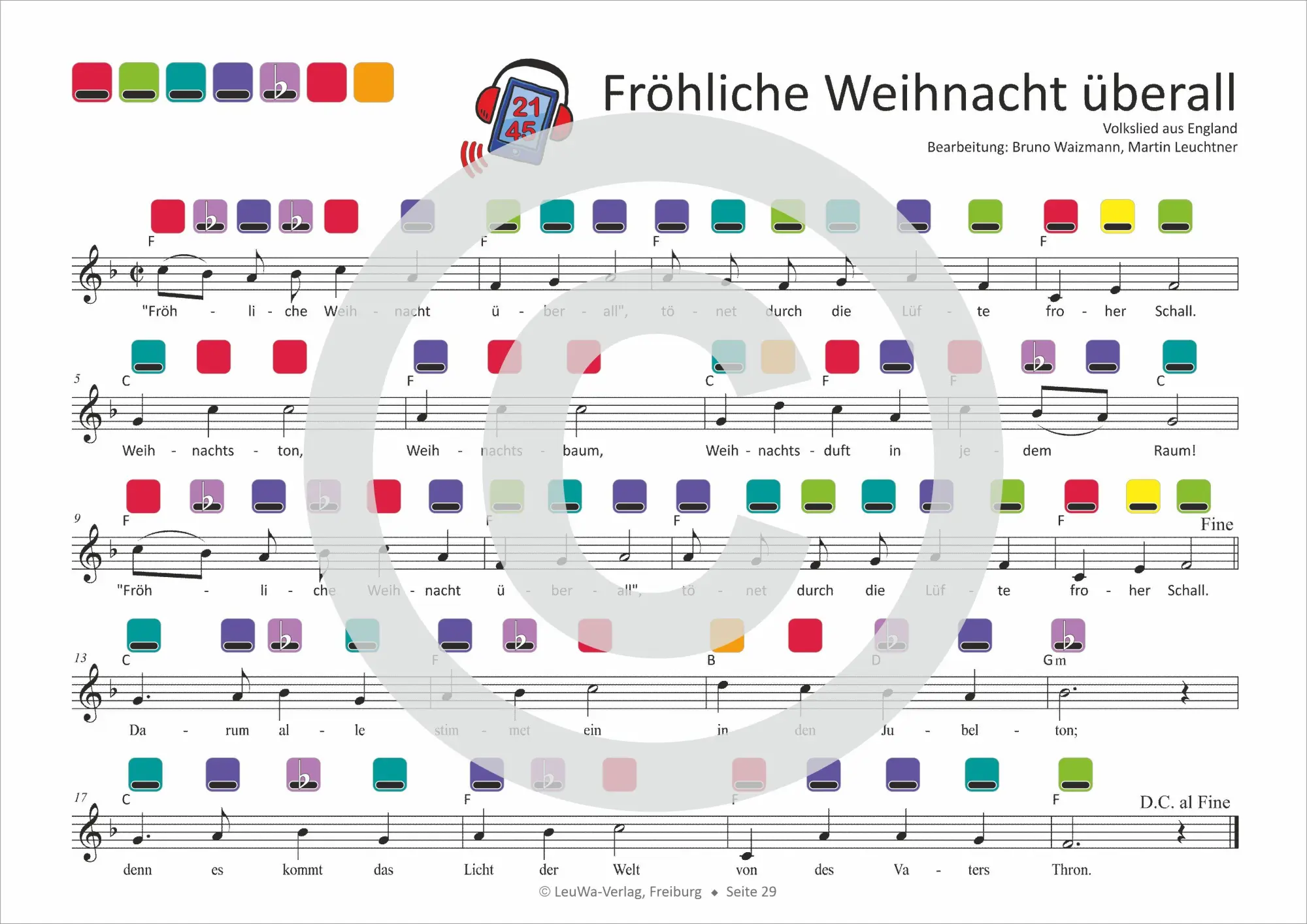 Bild: 9783940533845 | Einfacher!-Geht-Nicht: 24 Weihnachtslieder für die RAINBOW...