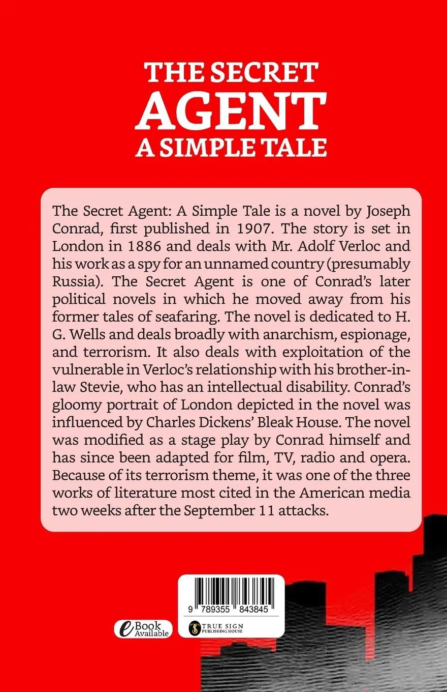 Rückseite: 9789355843845 | The Secret Agent | Joseph Conrad | Taschenbuch | Englisch | 2023
