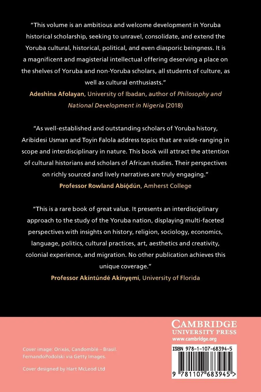 Rückseite: 9781107683945 | The Yoruba from Prehistory to the Present | Aribidesi Usman (u. a.)
