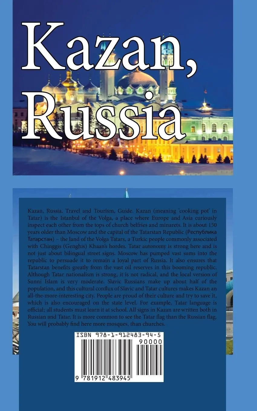 Rückseite: 9781912483945 | Kazan, Russia | Travel and Tourism, Guide | Caleb Gray | Taschenbuch