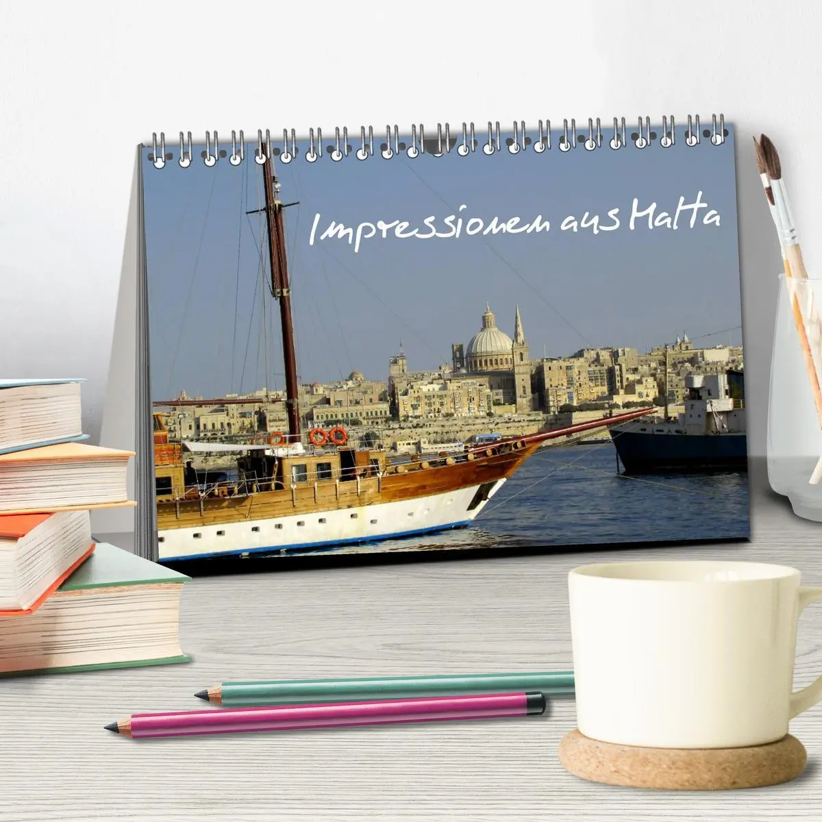 Bild: 9783516113945 | Impressionen aus Malta (Tischkalender 2026 DIN A5 quer), CALVENDO...