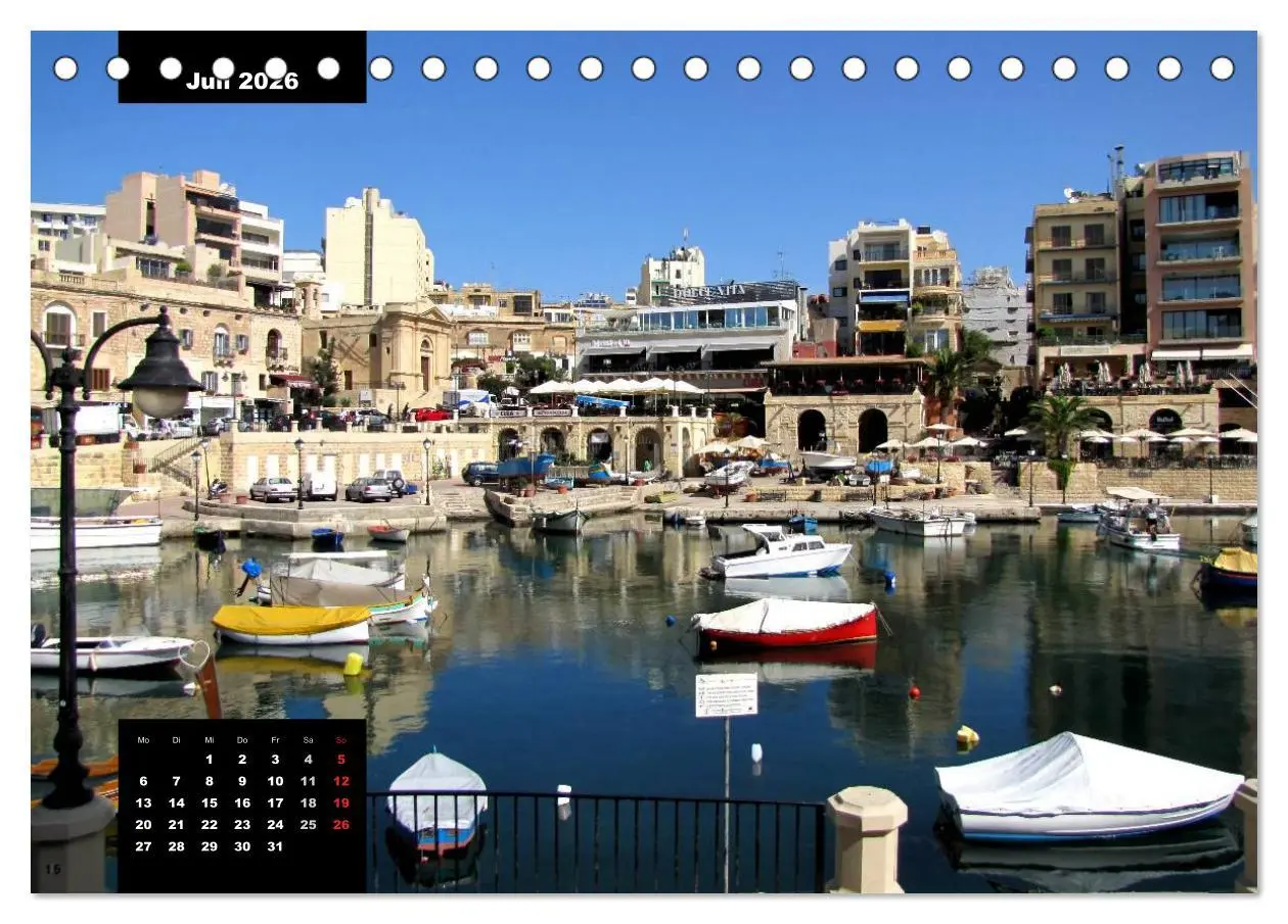 Bild: 9783516113945 | Impressionen aus Malta (Tischkalender 2026 DIN A5 quer), CALVENDO...