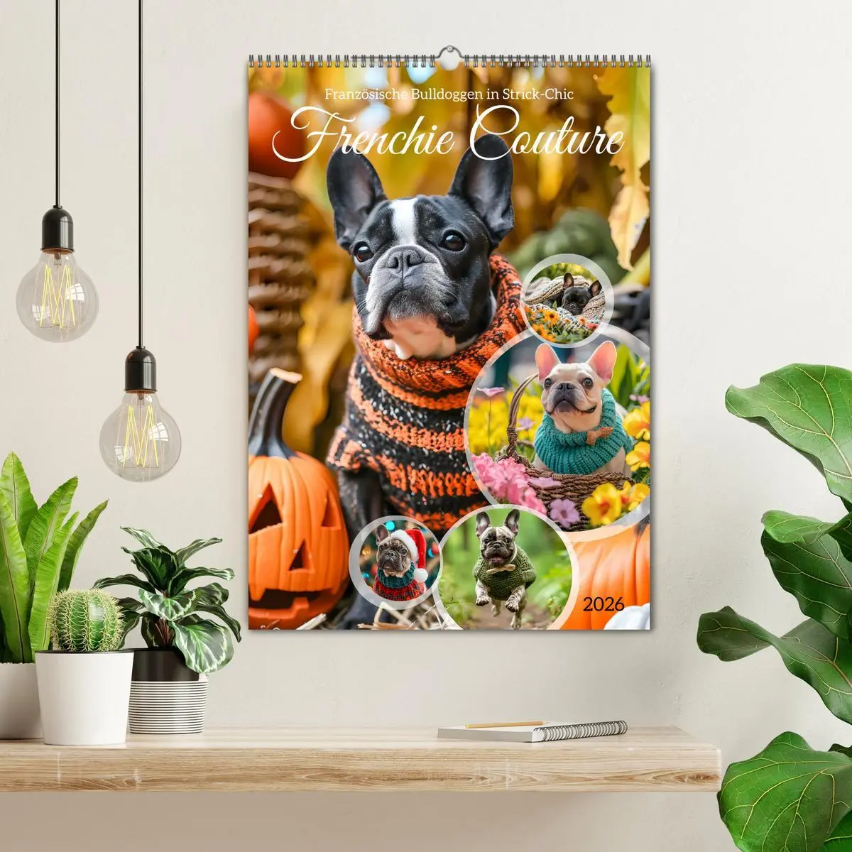 Bild: 9783516283945 | Frenchie Couture - Französische Bulldoggen in Strick-Chic...