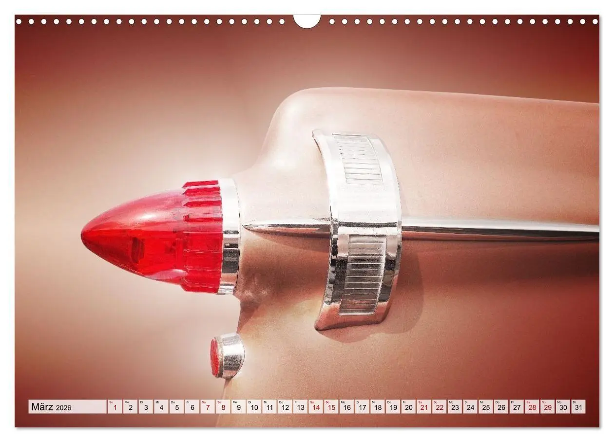 Bild: 9783516663945 | US Klassiker Farbenfrohe Heckansichten (Wandkalender 2026 DIN A3...