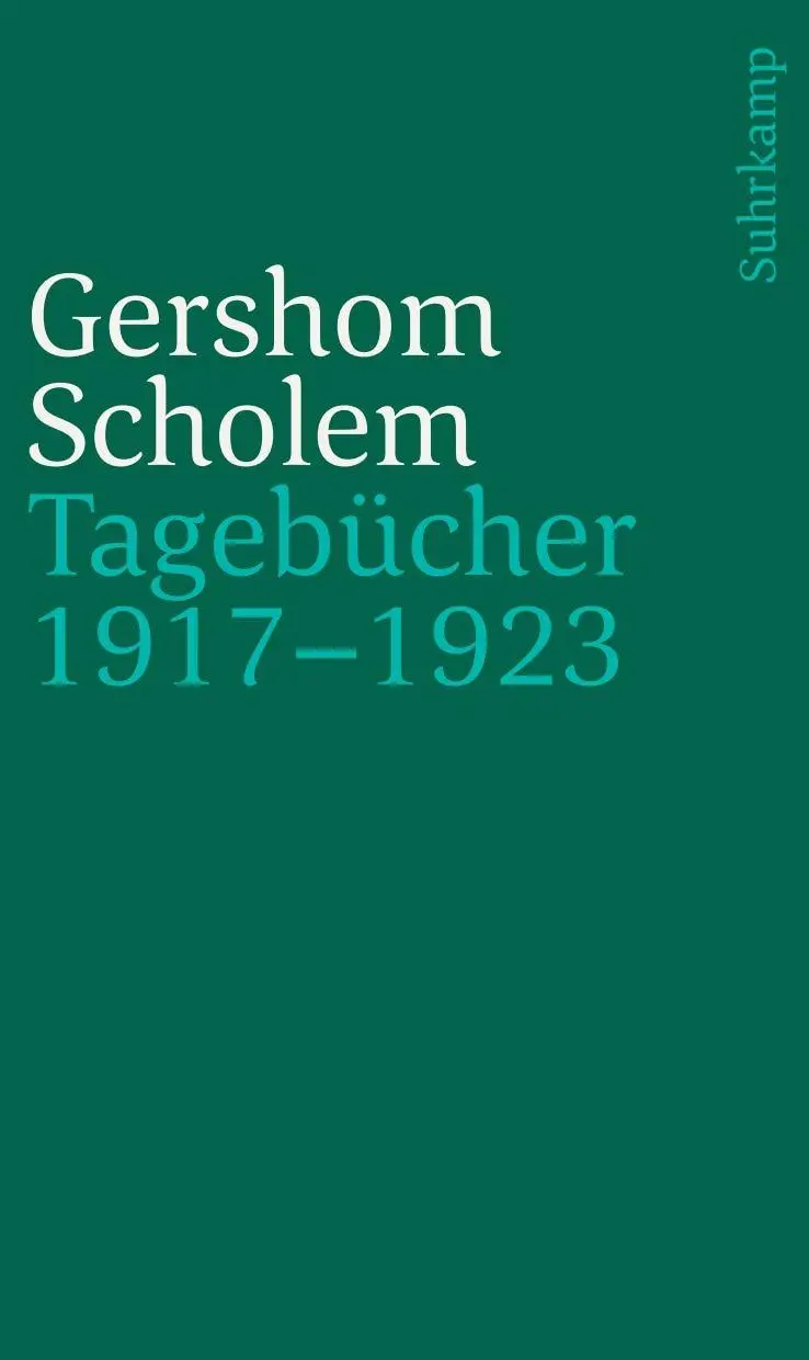 Cover: 9783633243945 | Tagebücher nebst Aufsätzen und Entwürfen bis 1923 | Gershom Scholem